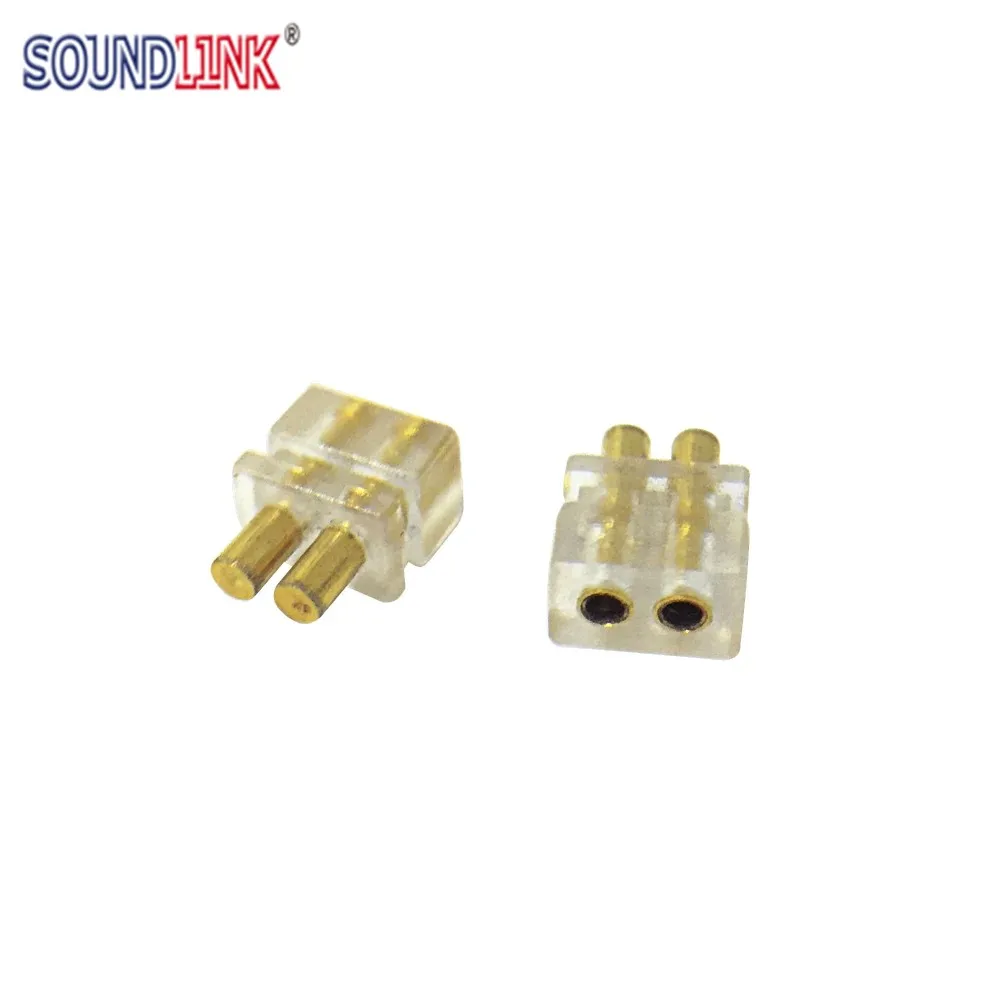 IEM Female Socket In-ear Monitor Earphone Jack 0.78 mm Pins Plug Cable Connector 2PCS earphone connector