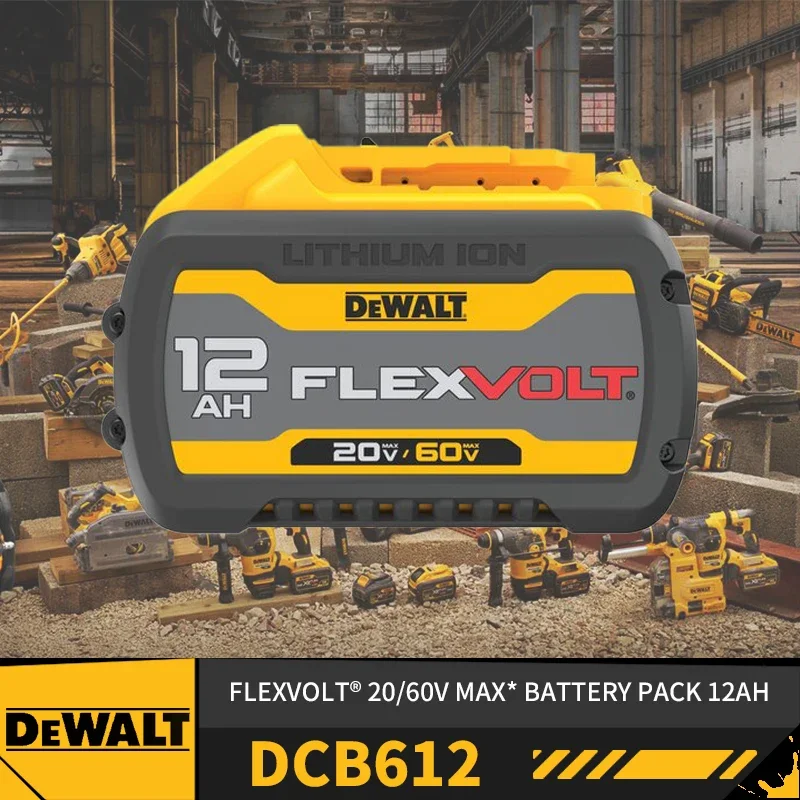 DEWALT 20V/60V 6AH 9AH 12AH Lithium Battery DCB606 DCB609 DCB612 18V/54V