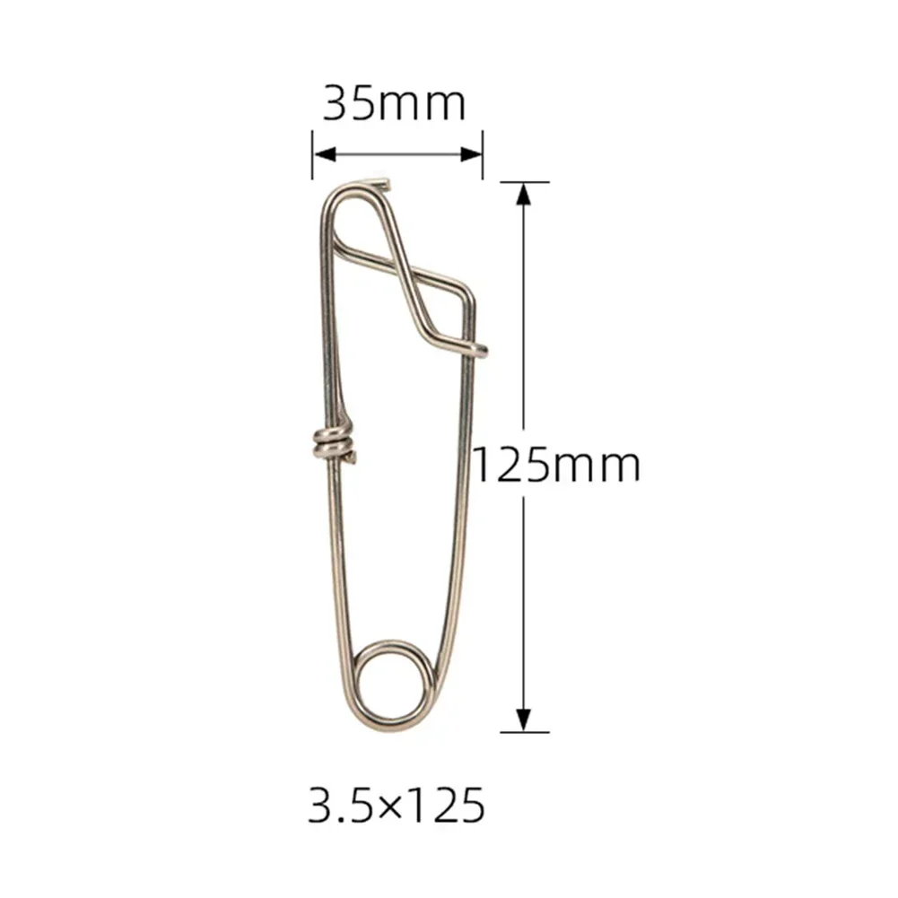 Premium Stainless Steel Longline Fishing Clips Corrosion-Resistant Snap Swivels Branch Hangers For Tuna Snapper Sharks Fishing fishing accessories fishing swivels