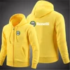 Benelli 2023 Spring Autumn New Style Men's Long Sleeve Printing Solid Color Zipper Pullover Hoodie Hooded Casual Simplicity Top 3