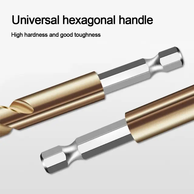 4 Punte Trapano Elicoidali HSS 3.5mm Con Attacco Esagonale - Rivestite In Titanio Per Durabilità - Foto 5
