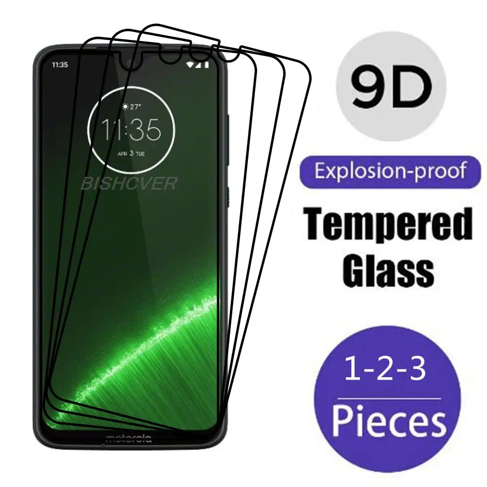 9D Vetro Temperato Per Motorola Moto G5S Z2 Z3 Z4 G7 Play One Vision Protezione Dello Schermo Per Moto G7 Power G7 Plus Pellicola Protettiva