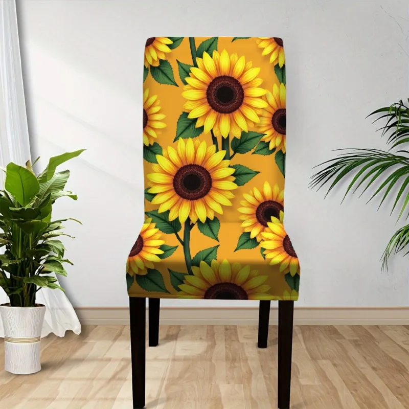 Stoelhoezen Geel Wit Stoelhoes Stretch Spandex Eetkamerstoelhoezen Verwijderbare Wasbare Stoelhoezen voor Eetkamerstoelen 6 met Elastische Band Eetkamerstoelhoezen, 6 stuks Stoelhoezen Geel Wit Stoelhoes Stretch Spandex Eetkamerstoelhoezen Verwijderbare Wasbare Stoelhoezen voor Eetkamerstoelen 6 met Elastische Band Eetkamerstoelhoezen, 6 stuks
