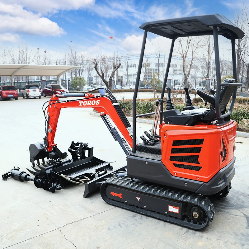 1Ton 1.2Ton 1.8Ton 2Ton Compatto Idraulico Mini Bagger Piccolo Escavatore Micro Escavatore Cingolato Escavatore Escavatore