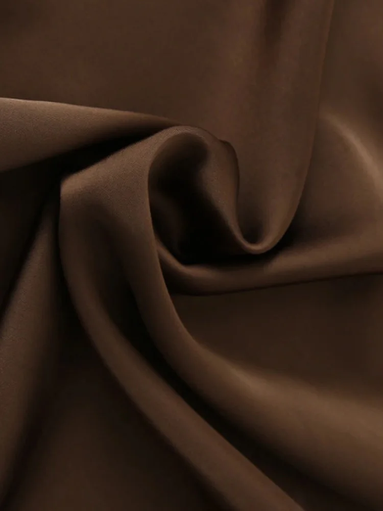 Plus Size Women's Set Premium Modern double-sided Satin High Waist Mermaid Skirt And Spaghetti Strap Camis Commuter 2pcs