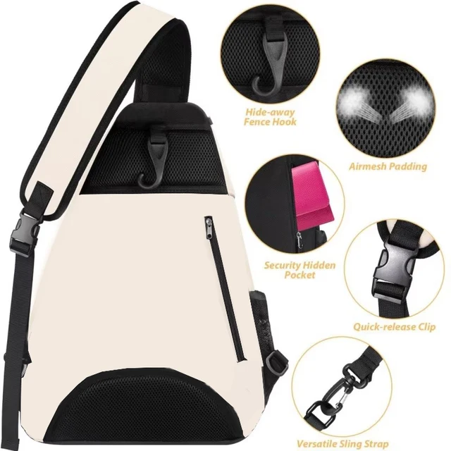 Tennis Padel Badminton Bag Outdoor Sports Training Single Shoulder Tennis Bag Pickleball Backpack Crossbody Bags 5