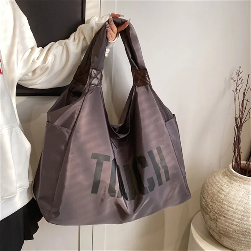 Borsa a tracolla da donna alla moda Oxford Borsa a tracolla da viaggio di grande capacità, borse da yoga per il tempo libero da suburbana con foderate - immagine 2