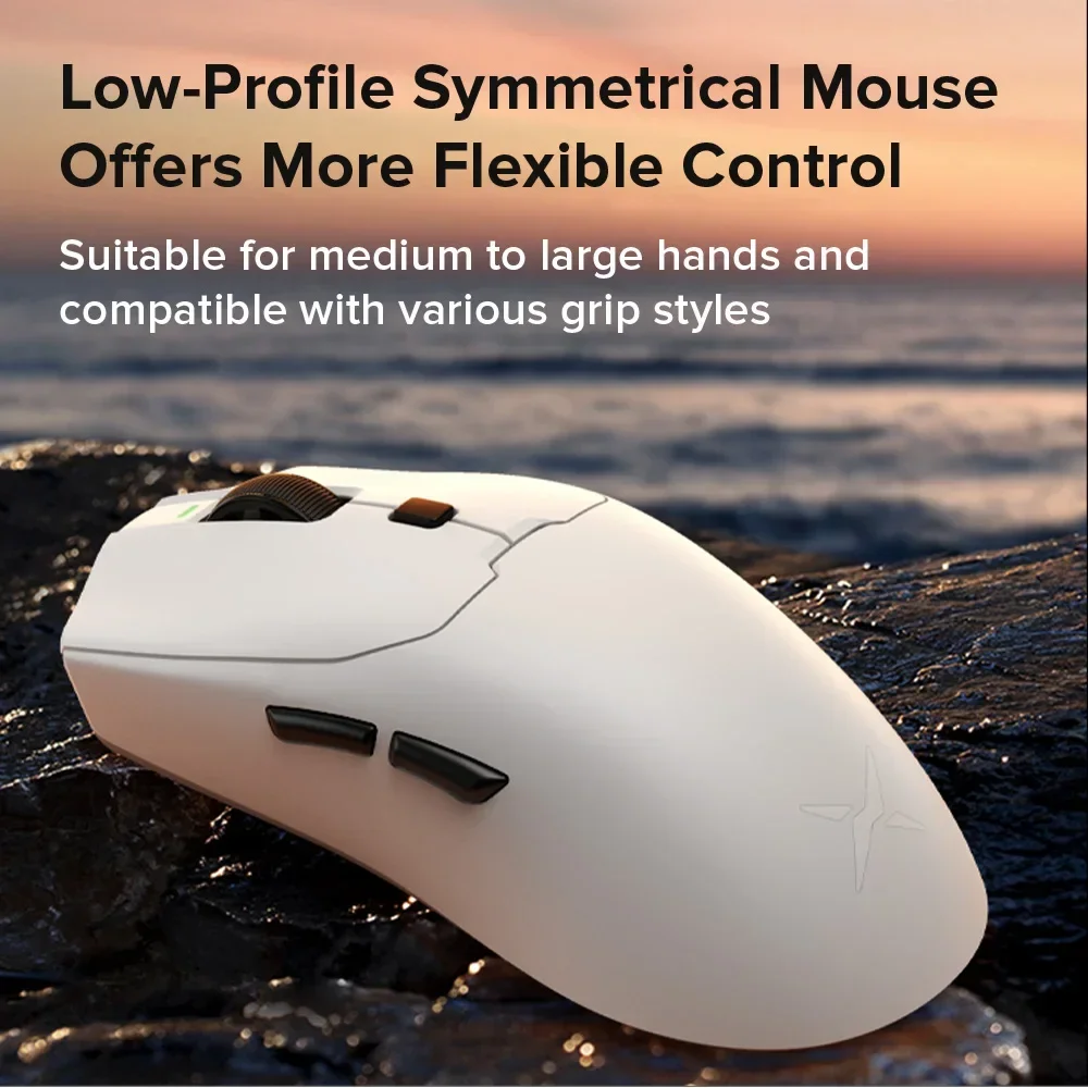 Gaming Mouse Delux M700 Ultra 8K Wireless Gaming Mouse PAW3950 30000DPI 59g Lightweight 8K Polling Rate TTC Gold Encoder for PC Laptop Gamer