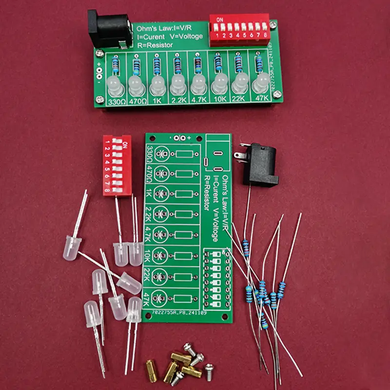 DIY Soldering Practice Kit - Learn electronics and improve your skills with easy-to-assemble circuit boards image 1