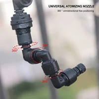 Интеллектуальный туманообразователь для рептилий, террариумы, увлажнитель, электронный таймер, автоматический туман, система распыления дождевого леса, комплект спринклера управления — изображение 5