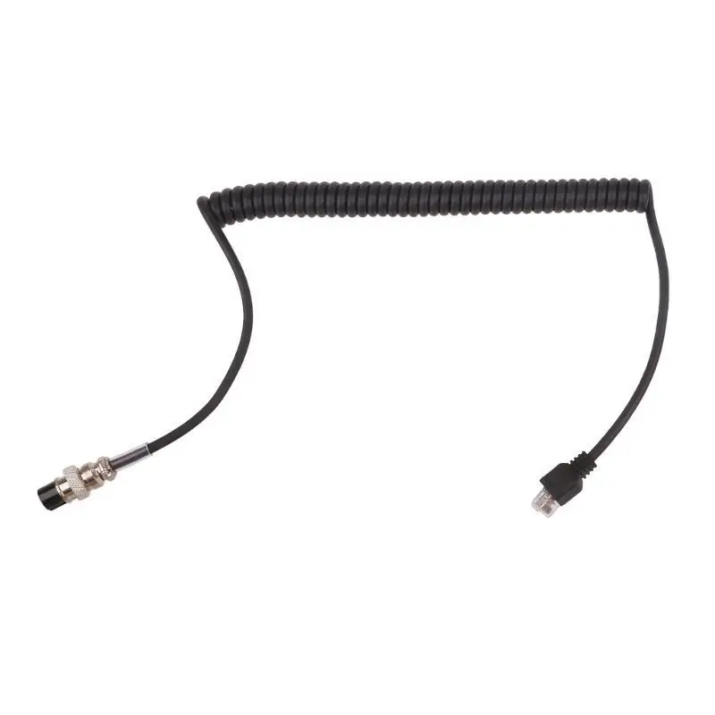 R53C 8Pin an RJ45 Drahtmikrofonlautsprecher Federleine für Yaesu FT-847 FT840 Radio – Detail 1