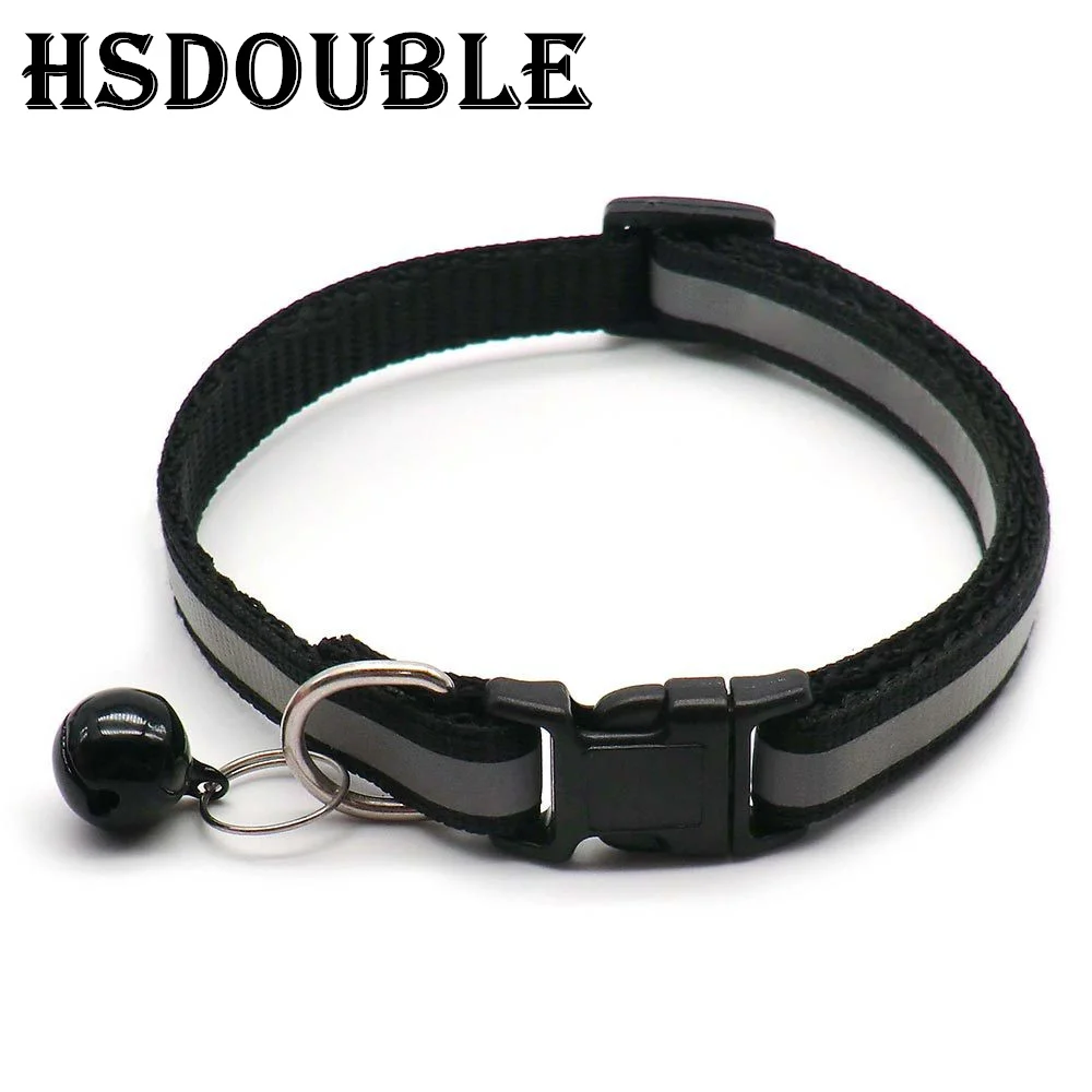 2Pcs/Pack 12 Colors Reflective Adjustable Cats And Small Dogs Collars thumbnail 7