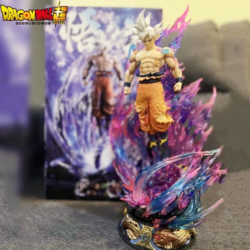 

38cm Dragon Ball Son Goku Anime Figure Super Saiyan Ultra Instinct Migatte No Goku'i Figures Pvc Figurine Statue Toys Model Gift