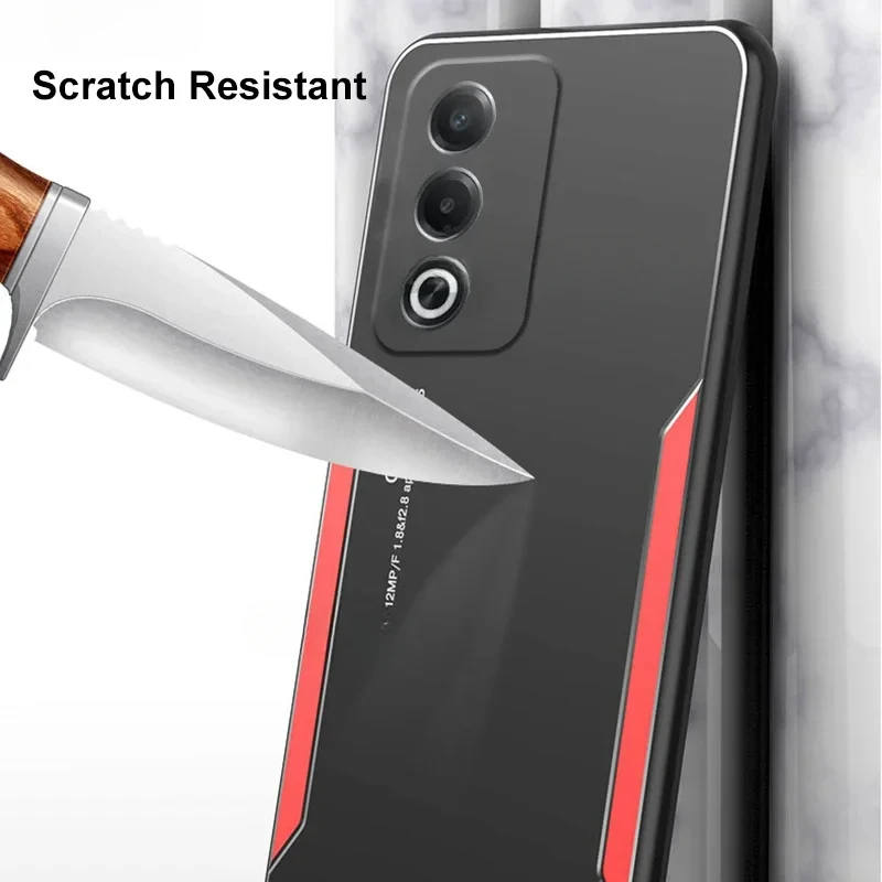 Aluminum Alloy Light-Armor Shockproof TPU Bumper Case with Camera Protector