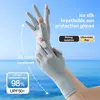 GTUBIKE Sun Protection Gloves Summer Anti-slip Lengthen Wrist Guard Touch Screen Ice Silk Riding Exposed Two Finger Glove Women 2
