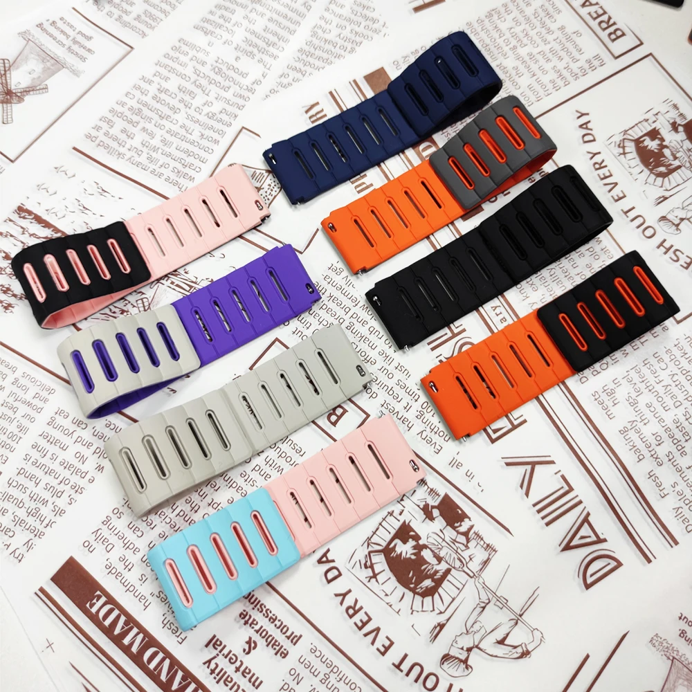 Premium 22mm Silicone Magnetic Replacement Strap - Stylish Bracelet