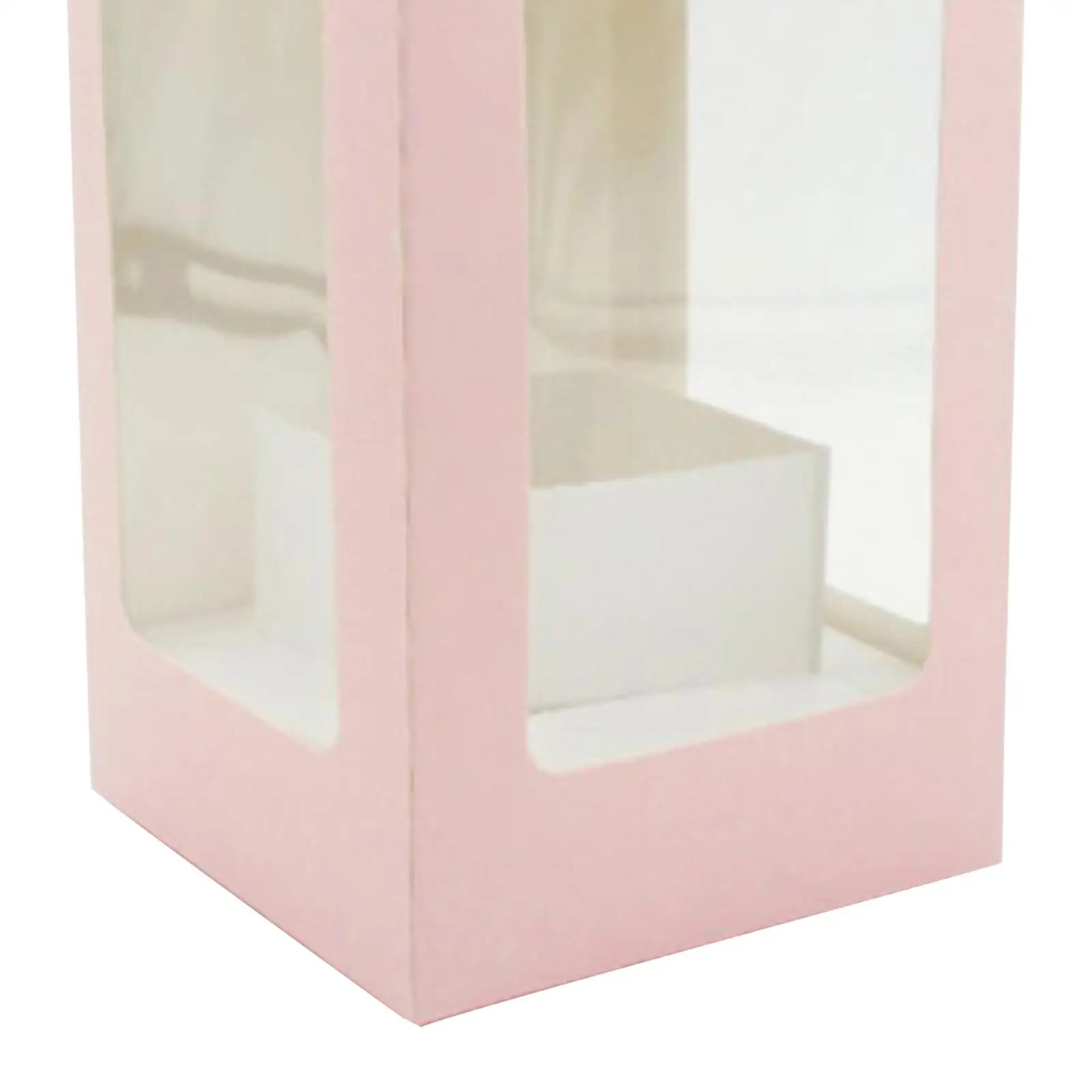 Floral Packaging Boxes Clear Window Shop with Handle Party Graduation Portable Flower Box Flower Bags Flower Wrapping Boxes