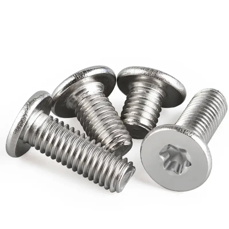 10pcs M1.6 M2 M2.5 M3 M4 M5 M6 M8 304 Stainless Steel CM Six-lobe Ultra Torx Super Low Thin Digital Flat Screw Wafer Head Bolt - Image 4
