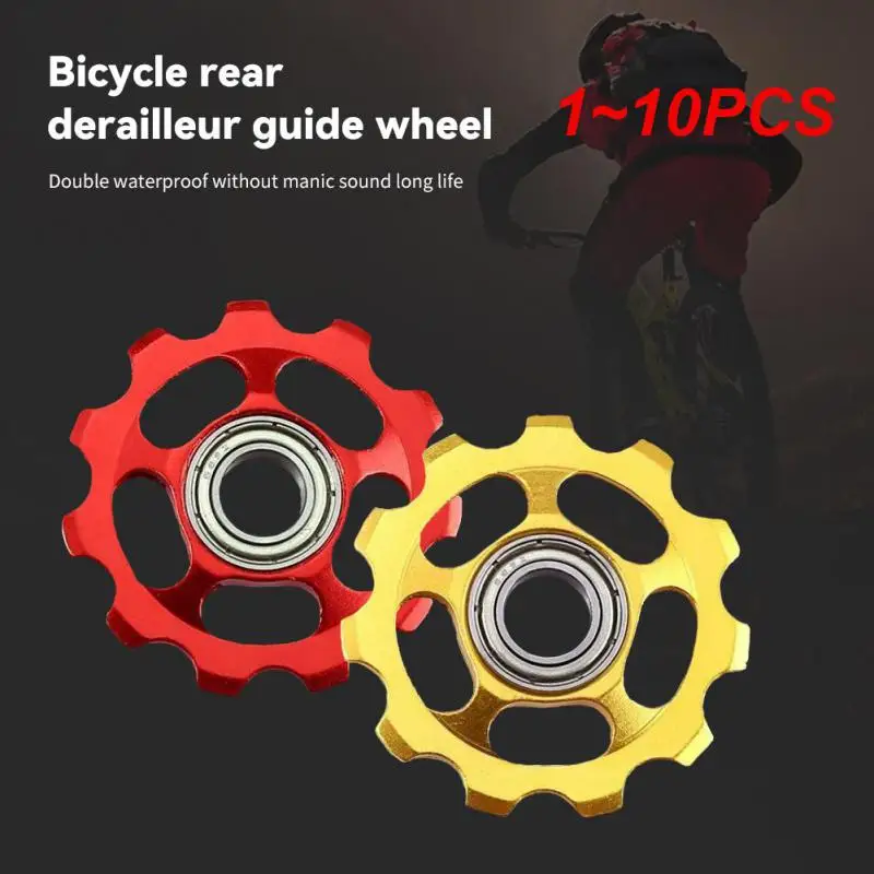 1 ~ 10 Pz Mountain Road Bike Cuscinetto Posteriore Deragliatore 10T 11T 13T Puleggia In Acciaio Rullo Folle Cuscinetto Jockey Wheel Parts