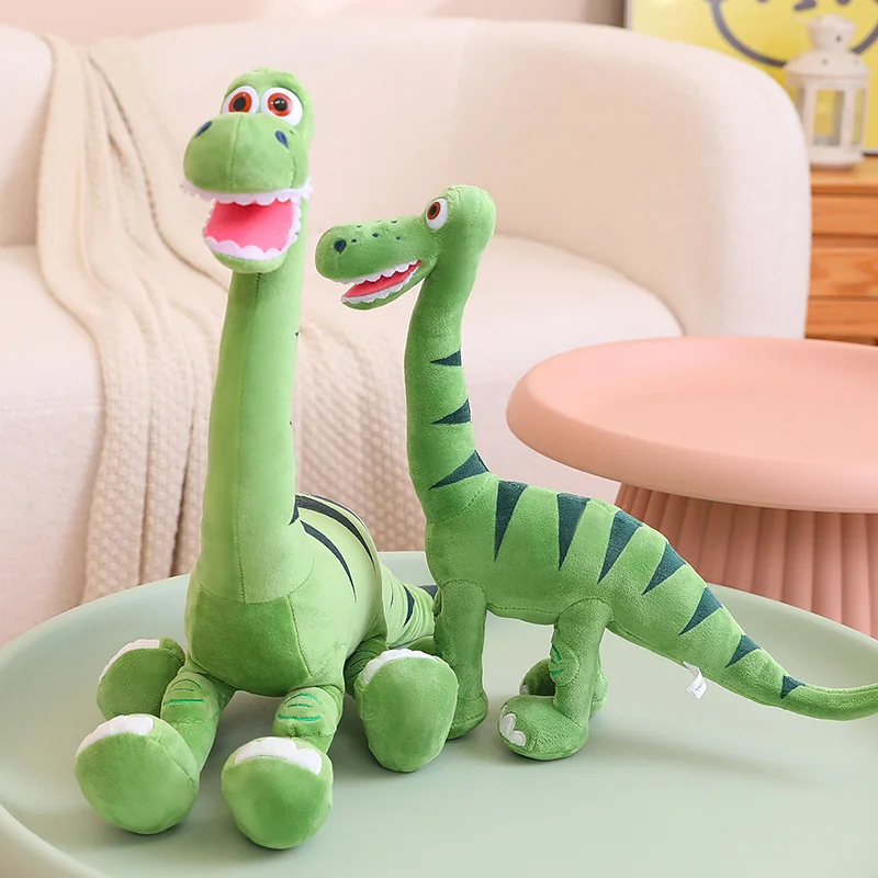 Cartoon Dinosaur Plush Toy Stuffed Soft Animals Kawaii Long-Necked Dragon Doll Brachiosaurus Baby Hug Pillow Kids Birthday Gifts