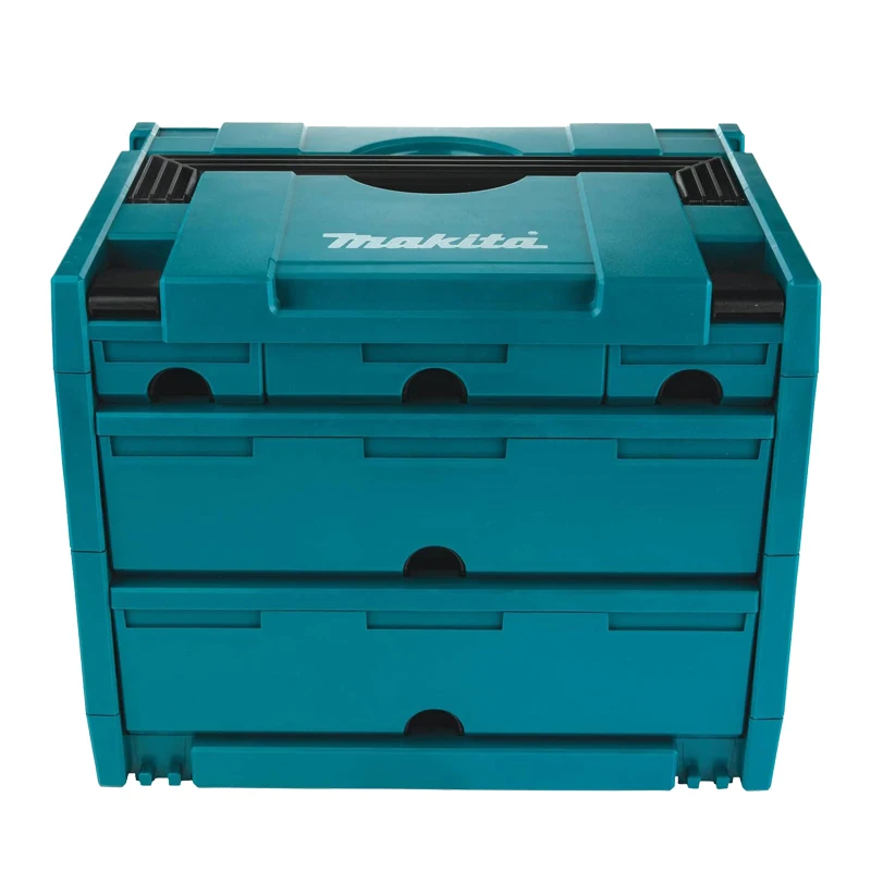 Makita P-84349 5 Drawer Interlocking Case 12-1/2" x 15-1/2" x 11-5/8"  Two Dividers DIY Storage Spare Parts Stackable Portable 3