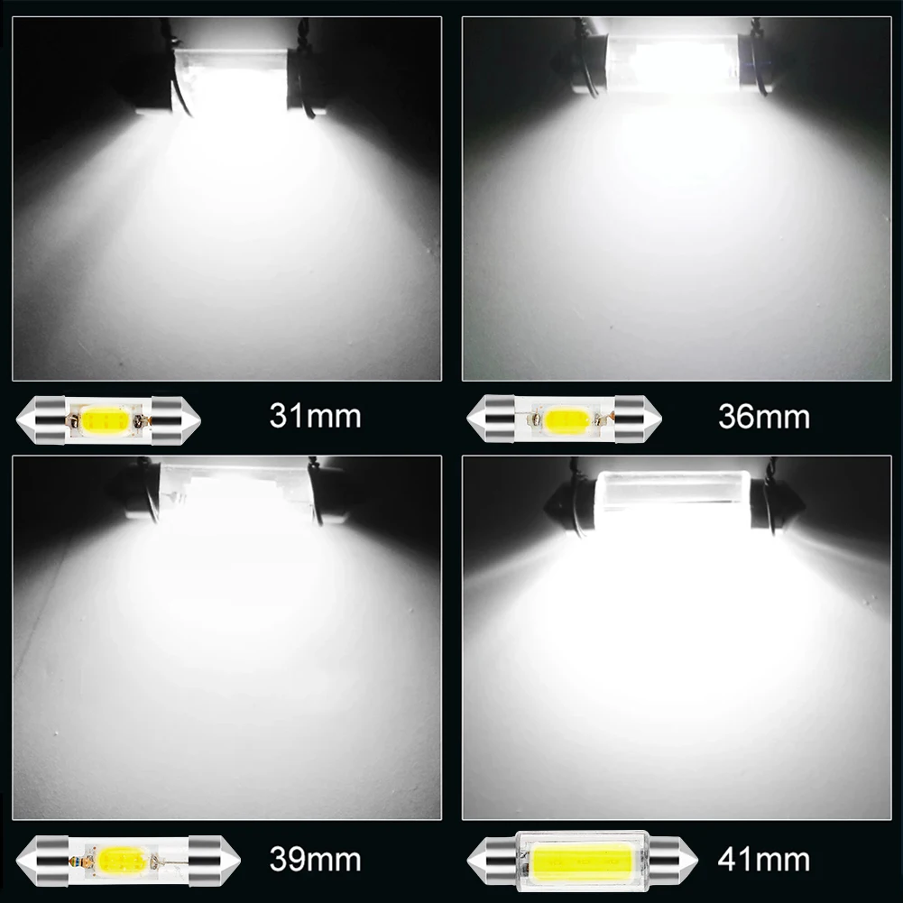 C5W C10W LED  Canbus 31mm 36mm 39mm 41mm,   Led ڵ ׸    ȣ  12V ڵ ȭƮ, 10 