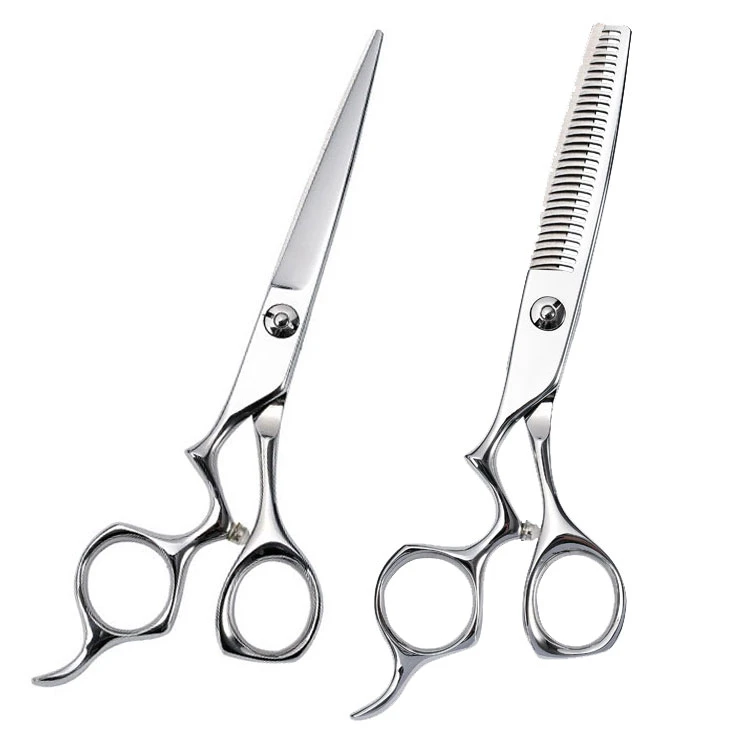 HeX LRE 60 left hand hair cutting scissors thinning scissors set