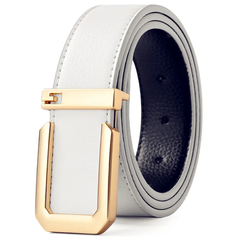 Sleek Unisex Fashion Belt with Silver Buckle – Premium Quality for Casual and Professional Wear