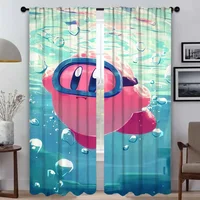 K-KirbyS Blackout Curtain for Room 2 Panel Modern Living Room Curtains Home Interior Curtains Shades Tulle for Bedroom Partition 1