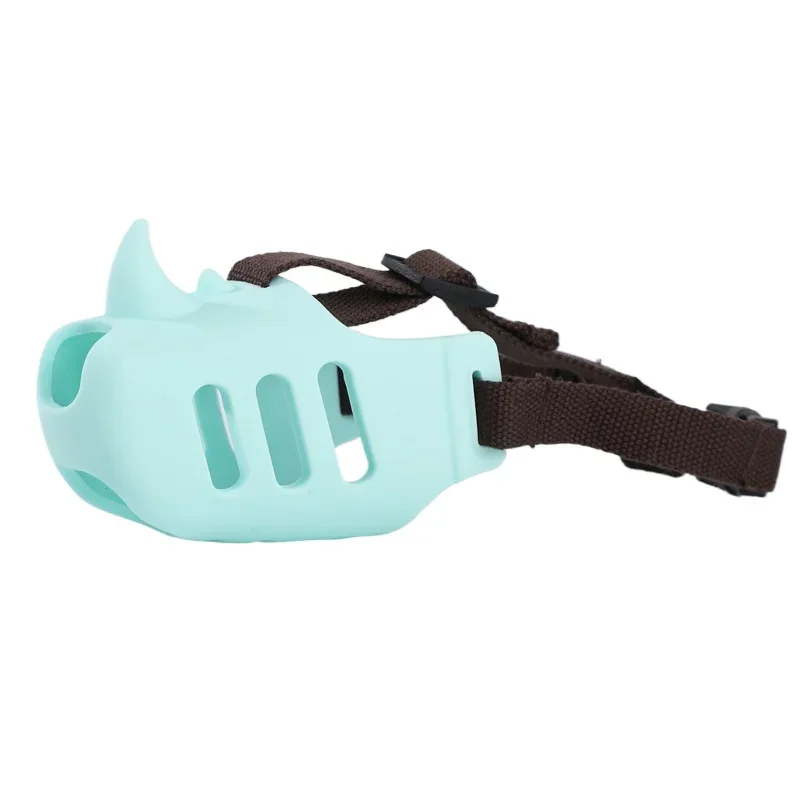 Pet Dog Muzzle Soft Silicone Pet Mouth Mask Small Medium Dogs Breathable Stop Barking Biting Chewing Muzzle Dog Supplies dog muzzle