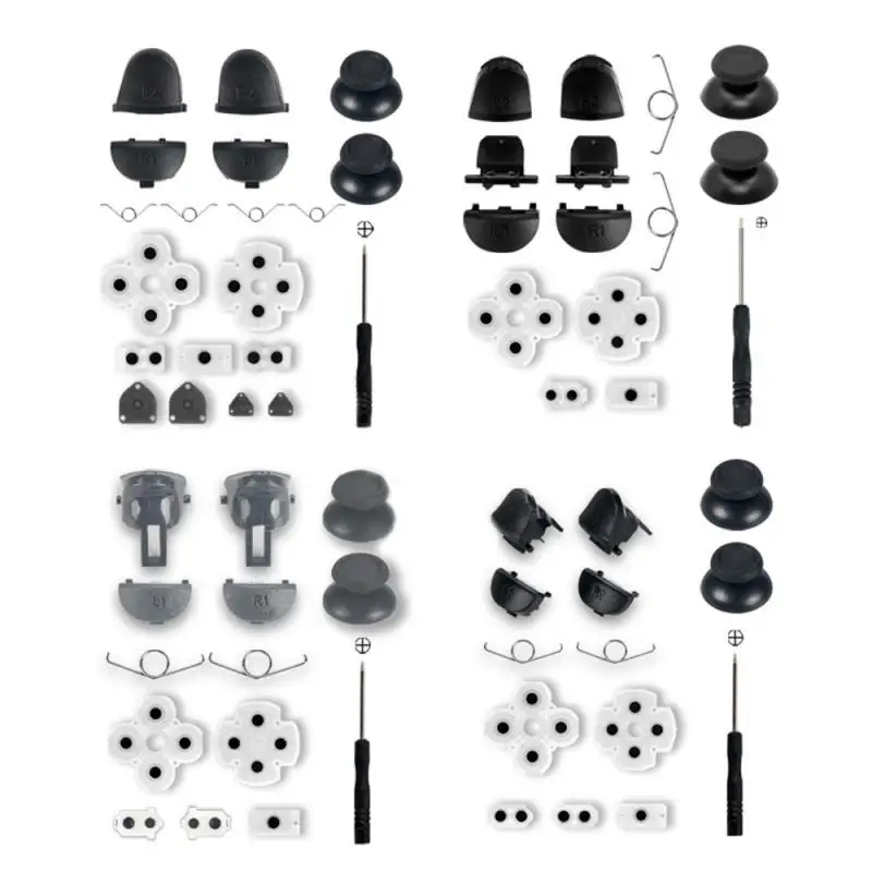 Ivyueenrubber Tappetini Per Pulsanti Adesivi Conduttivi Per Controller Dualshock 5 4 Ps5 Gamepad