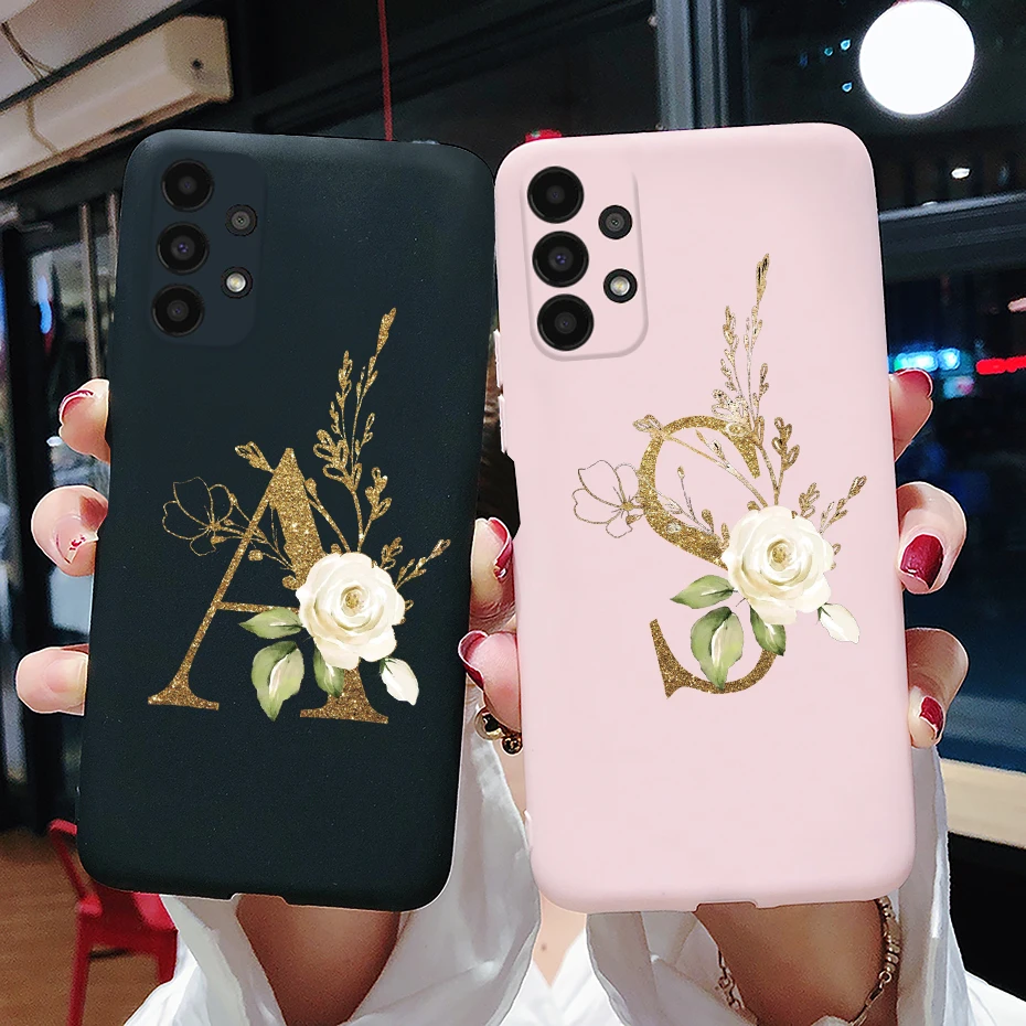 ForSamsungGalaxyA134GPhoneCaseSMA135FCuteBumperLetters