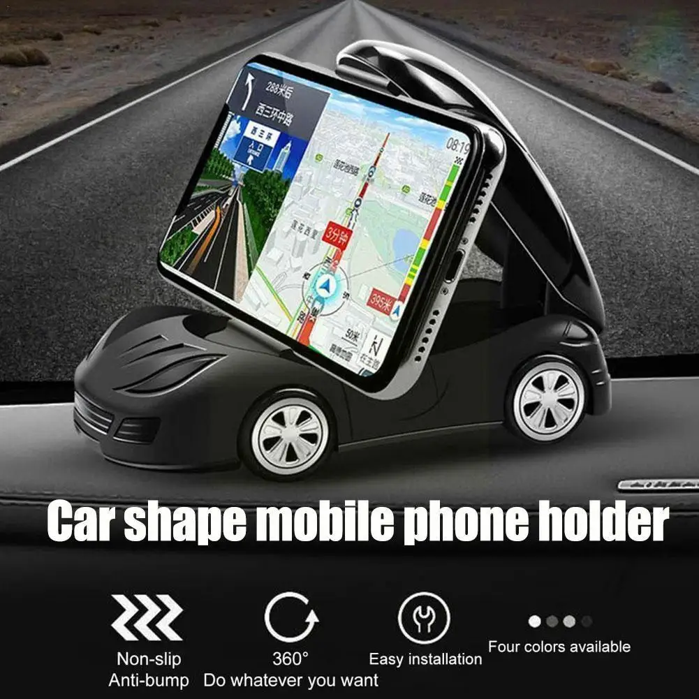 

Креативный Автомобильный держатель для телефона, вращающийся на 360 градусов Автомобильный держатель для мобильного телефона, декоративная модель телефона, стабильный орнамент, автомобиль L4I0