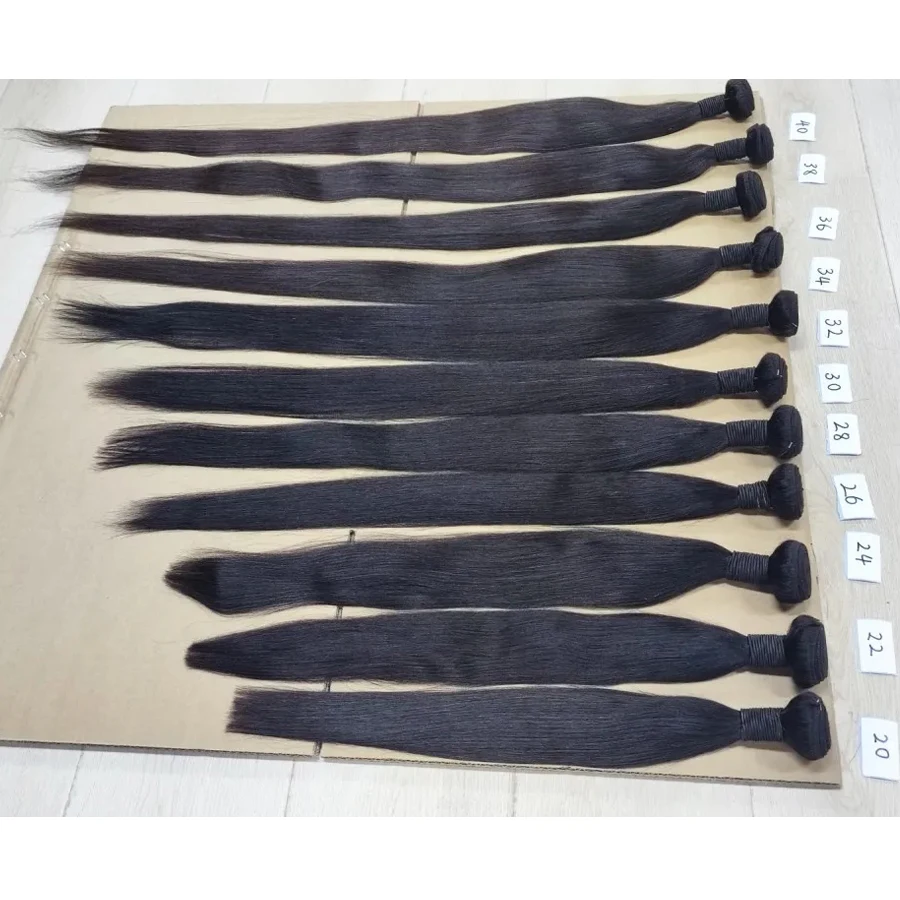 Silky Straight Brazilian Hair Weave Bundles 100% Human Hair