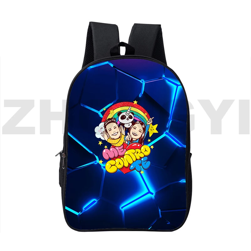 Large Me Contro Te Zaini Per Studenti Adolescenti 16 Pollici Outdoor Sport Satchel 3D Print Me Contro Te School Bags Kids Bookbag