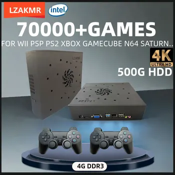 500GB X8 Retro Gaming Console Loaded 70000+ Games for Wii PS2 DC PSP GAMECUBE Plug-and-Play On TV Windows 11 Children's Gift 1