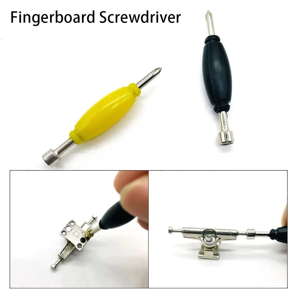 Skateboard Tools Screwdriver Fingerboard Screw Driver Fingerboard Nut Driver for Teens Adults Finger Board Accessory DIY Repair Tool