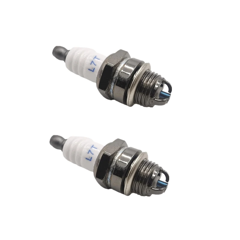 Spark Plug Three-sided Pole Spark Plug L7T 2 Stroke Electrode Chainsaw Brush Cutter Engine 2500 3800 4500 5200 Replace Accessories