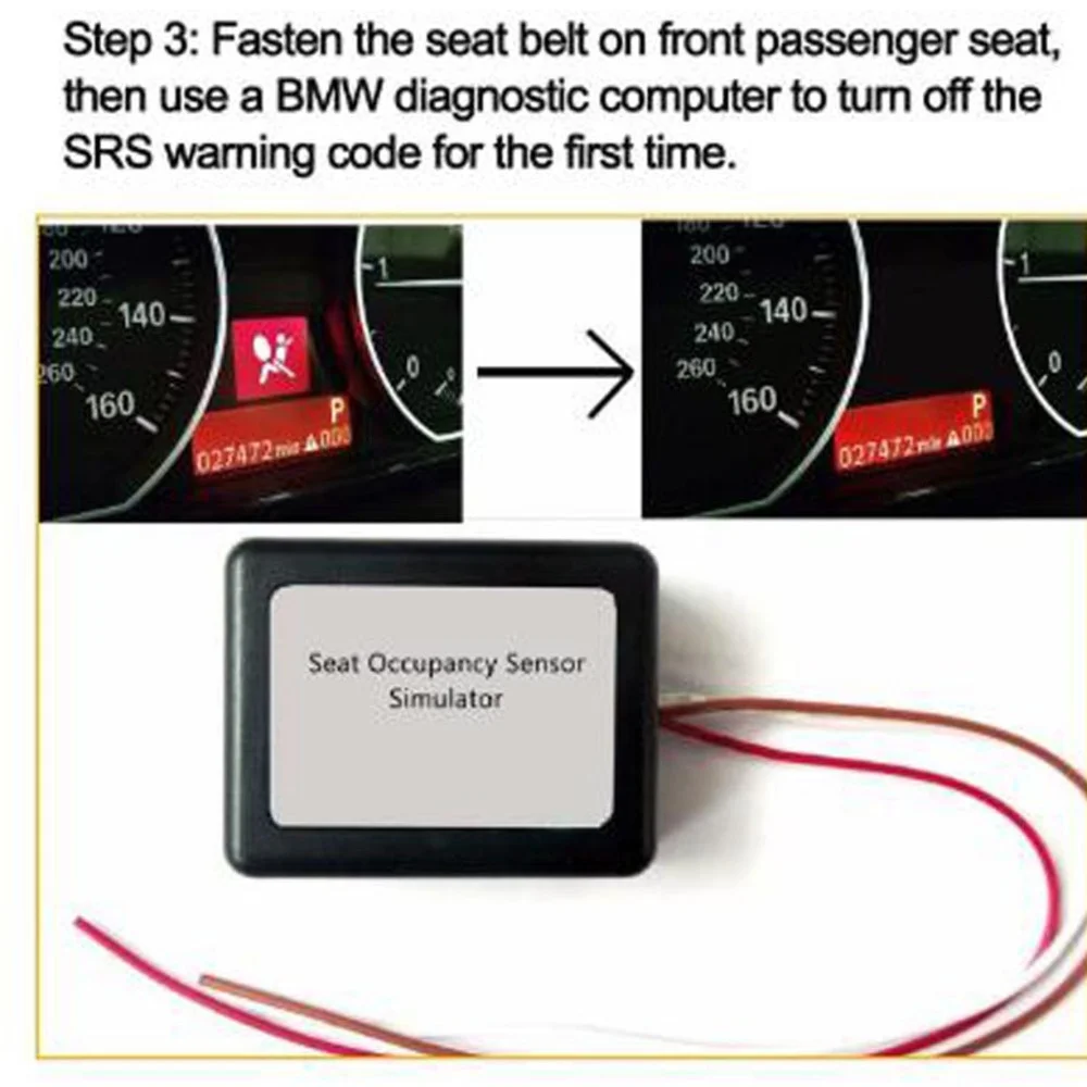 Seat Occupancy Mat Emulator For BMW 3 Series E90 E91 Sensor  Diagnostics/Bypass