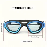 ProSwim Goggles Fog-Free UV Protected Waterproof Adjustable Silicone Swim Glasses for Men Women Pool Swimming Water Sports 3