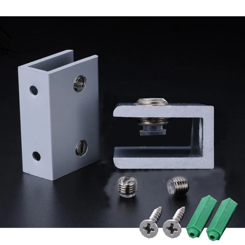 Glass Clamps For Ceramic Tile Holder Grossos Glass Clips Corner Bracket Clamp 10 Tamanhos 14 mm 16 mm 18 mm 20 mm 10 Tamanhos 16 Pcs