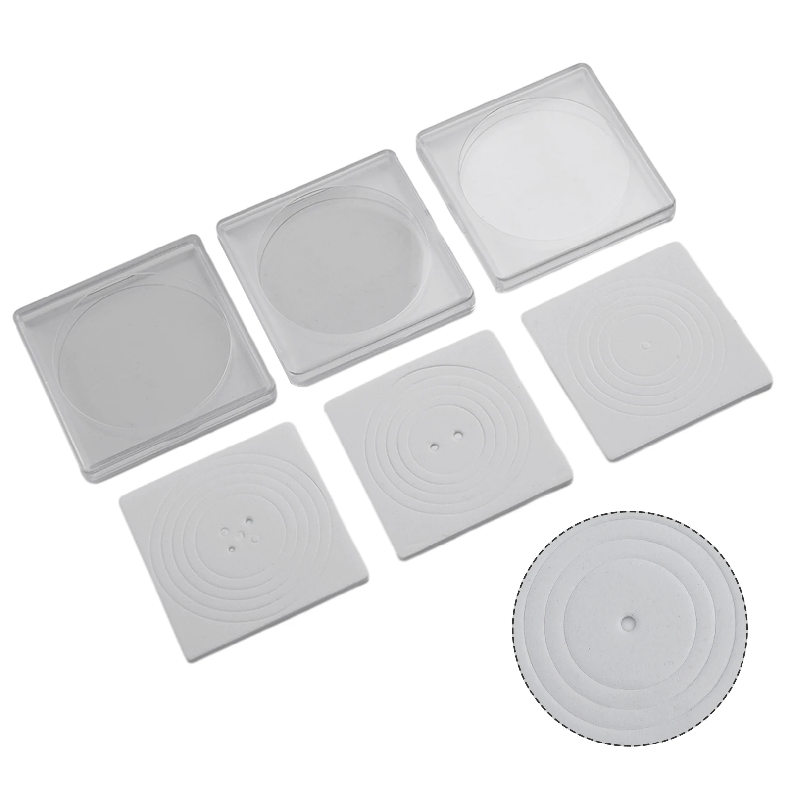 

20pcs Transparent Plastic Coin Holder Coin Collecting Box Case For16-40mm Coins Storage Capsules Protection Boxes Container