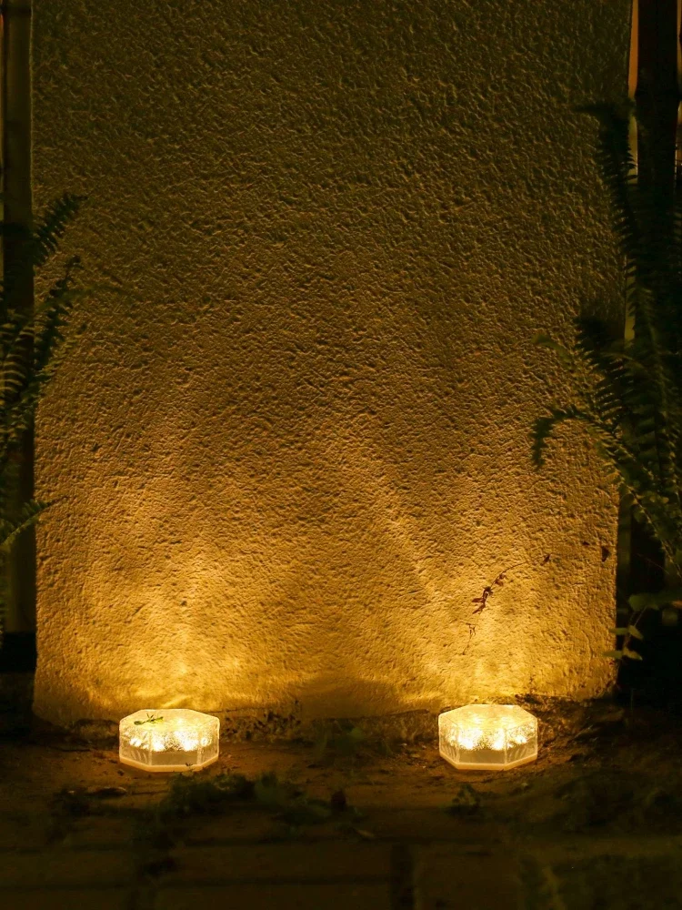 Description Picture 5 of itemSolar Buried Light Floor Tile Lamp Outdoor Garden Decoration Waterproof Underground Courtyard Landscape Lawn Light LED Lights