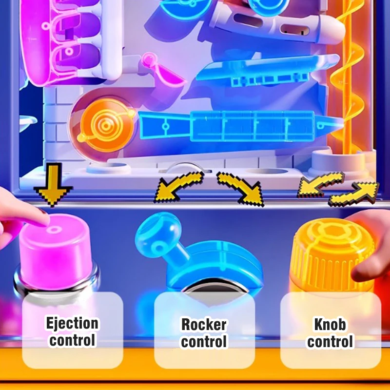 Track Adventure Game Rail Rolling ball Model Montessori Interactive Educational Toys Children Brainrain Animals Space Rocket Toy