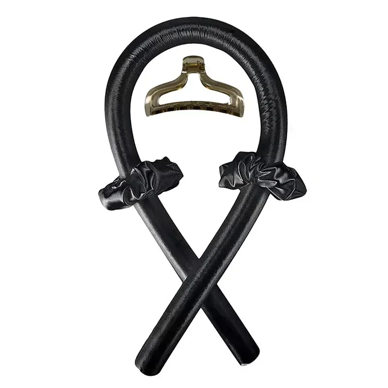 Silk Heatless Curling Headband - Soft Ribbon Hair Rollers for Effortless Styling