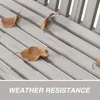 Garden Bench, 2-Person Poly Lumber Patio Bench,All-Weather Outdoor Bench That Never Rot and Fade, Memorial Bench,Suit for Garden 5