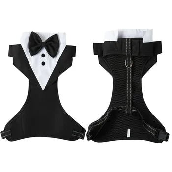 Dog Chest Harness Suit Tuxedo