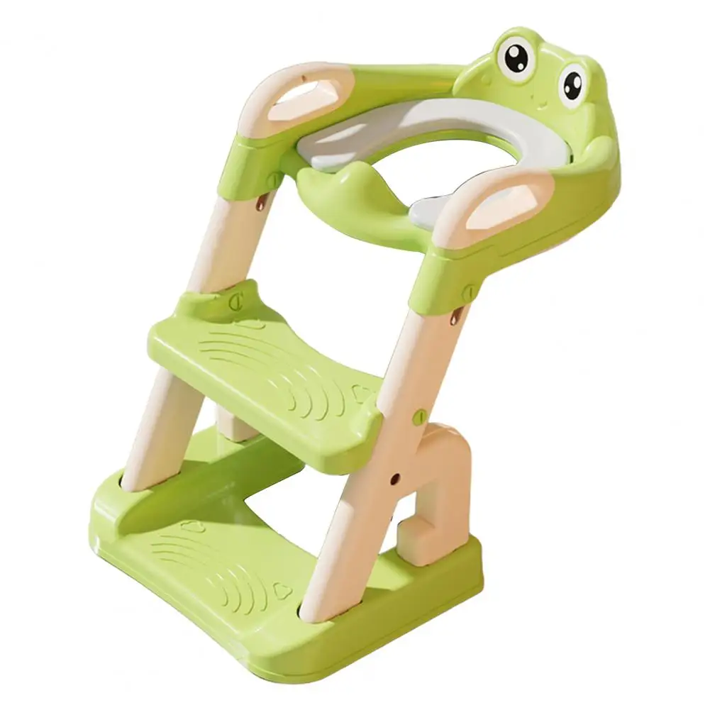 Potty Training Toilet 2 In 1 Toddler Seat With Step Stool Soft Cushion Adjustable Height Toilet Ladder Toilet Seat Stair 3