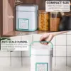 Rice Cooker 2.5 Cups Uncooked, Healthy Ceramic Coating Portable Rice Cooker, 1.2L Travel Rice Cooker Small for 1-3 People, 3