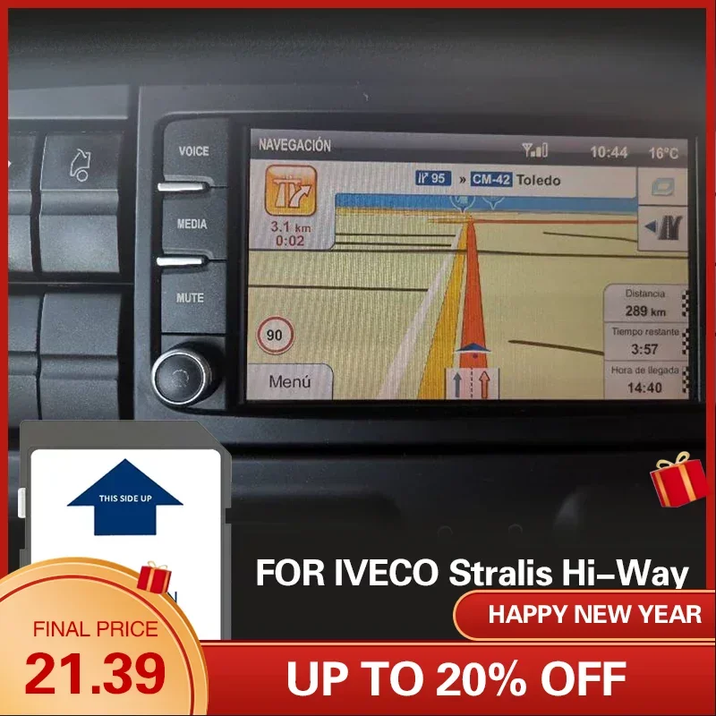 Mappa Sd Di Navigazione Europea Gps Per Scheda Navi Di Memoria Hi-Way Iveco Stralis